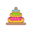 Donuts of Hanoi